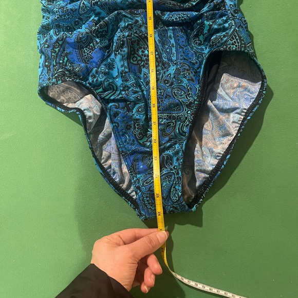 Miraclesuit Blue Patterned Bikini - Picture 12 of 12